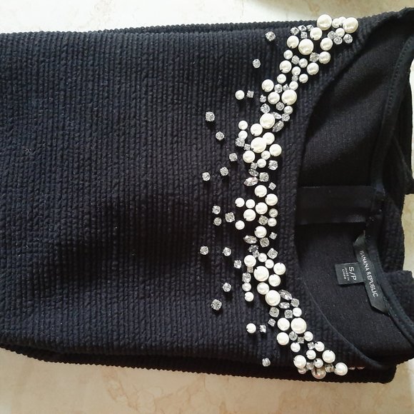 Banana Republic  Black Dressy Tank Top Small - Picture 8 of 8